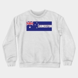 Launceston City in Australian Flag Crewneck Sweatshirt